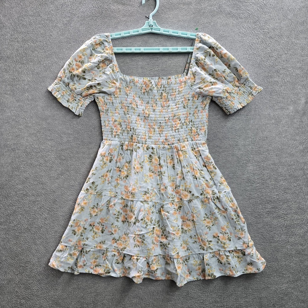 American Eagle Outfitters Floral Dress - Blue and Orange